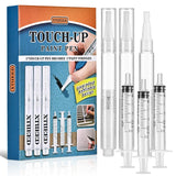 XTIIEED Fillable Touch Up Paint Pen, Refillable Paint Brush Pens, Touch up paint pens for walls - Wood Floors, Windows, Furniture, Kitchen Cabinet, Suitable for Any Repair(3 Pack) XTIIEED