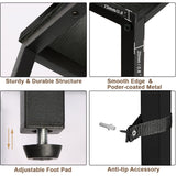 Timberer Narrow Console Table, 47 Inch Sofa Table with Adjustable Shelf, 2-Tier Long Skinny Table for Hallway, Entryway, Living Room, Foyer, Black Timberer