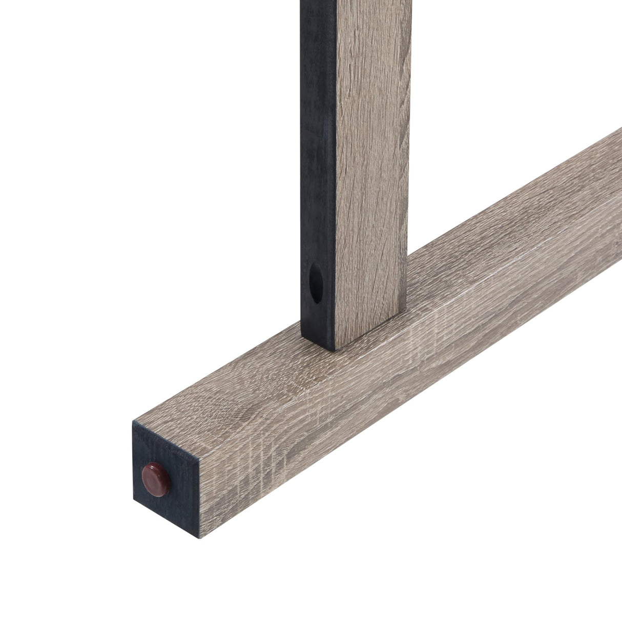 DUHOME 4 Piece Bar Table Set with Power Outlet,Industrial Breakfast Table with 3 Padded Stools Solid Wood Counter Height Dining Table Set for Living Room, Dining Room Cream+Brown DUHOME