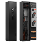 Karini 5 Rifle Gun Safes Gun Safe for Rifle and Pistols Quick Access Rifle Safe for Home Assembled Gun Cabinets for Rifles and Shotguns Long Gun Safe Clearance Gun Locker with Adjustable Shelf Karini