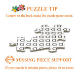 Colorful Dog Puzzle for Adults 1000 Pieces, Funny Puppy Jigsaw Puzzle, Abstract Animal Plant Puzzle BBOLDIN