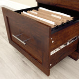 Realspace® 17"D Vertical 2-Drawer File Cabinet, Mulled Cherry Realspace