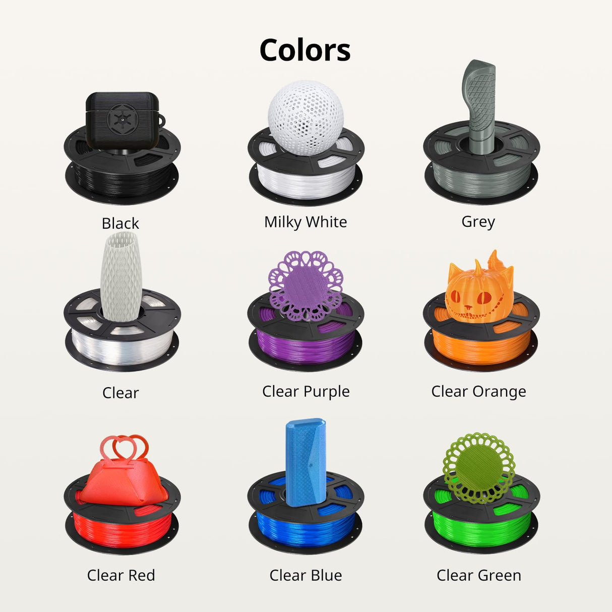 ANYCUBIC TPU Filament 1.75mm, 95A Soft Flexible 3D Printer Filament, Dimensional Accuracy +/- 0.02mm, Print with Most FDM 3D Printers, 1KG Spool, Grey ANYCUBIC