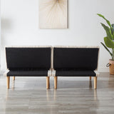 Modern Corduroy Convertible Folding Futon Couch Sofa Bed,with Adjustable Backrest Memory Foam Couch Double Loveseat Sofa for Compact Living Space,Dorm,Game Studio,Apartment,Bedroom (White) Gustonhon