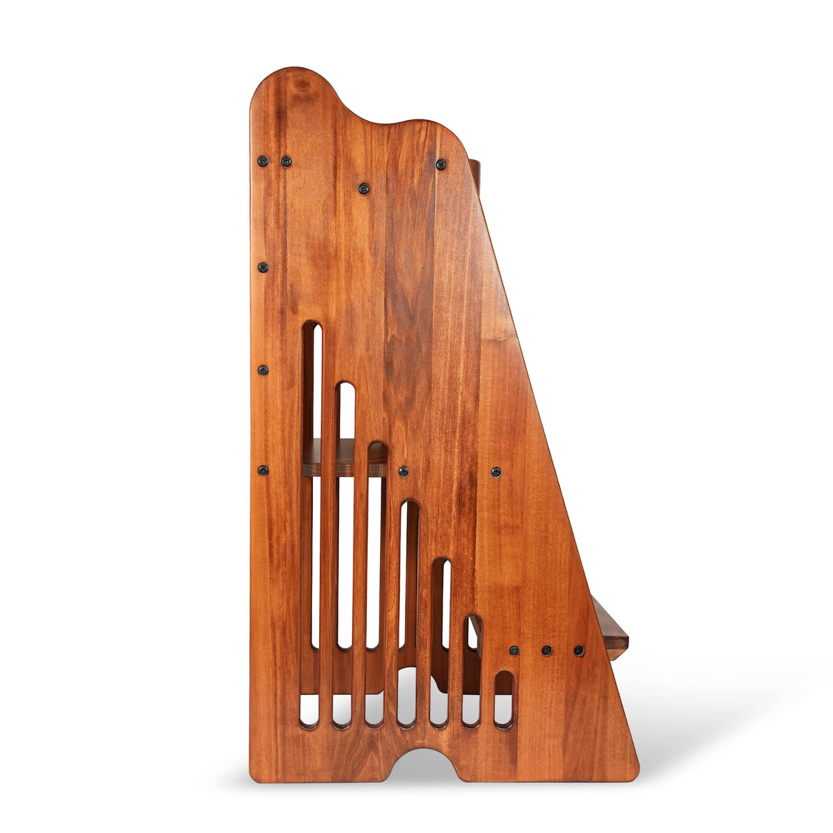 CONSDAN Toddler Tower, USA Grown Solid Hardwood, Kitchen Step Stool for Toddlers, Kids Standing Tower Kitchen Toddler Learning Stool, Kitchen Stool with Safety Rail for Kitchen Counter CONSDAN