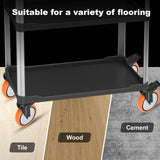 6 Inch Caster Wheels 2800Lbs, Heavy Duty Threaded Stem Casters Set of 4, 1/2"-13 x 1 (Screw Diameter 1/2", Stem Length 1"), Safety Dual Locking Industrial Castors, Wheels for Cart, Furniture Moogiitools
