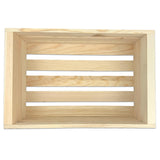 Wilson Medium Wooden Pine Crate for Storage and Decoration at Home, Office, Kitchen, Bedroom, and Retail (10"x 4.7"x11.7") (Set of 2) Wilson