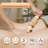 pumedic Wood Therapy Massage Tools 16-in-1 Lymphatic Drainage Massager Maderoterapia Kit Therapy Tools for Body Sculpting Muscle Pain Relief Lymphatic Drainage Women Face Wood Roller Massager Tools pumedic