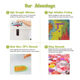 NAIMOER Easter Bunny Diamond Art Kits for Adults - Full Drill Flowers Diamonds Art Kits, DIY 5D Diamonds Art Spring Tulips Diamond Art Kits Craft for Home Wall Decor 30x40cm NAIMOER