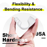 Geeetech TPU Filament 1.75mm, Shore 95A Flexible 3D Printer Filament with High Elasticity, 1KG (2.2lbs) Spool, Dimensional Accuracy ±0.03mm, Fits Most FDM Printers (Clear) Geeetech