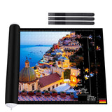 Collectix Premium Felt Puzzle Mat Roll Up - Non-Slip and Beautifully Soft - 3in1 Jigsaw Puzzle Storage for 500, 1000 and 1500 Pieces - Portable Saver, Keeper and Holder Collectix