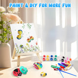 Kids Sea Shell Painting Kit, Arts & Crafts Gifts for Boys Girls, DIY Creative Activity Art Toys with Refrigerator Magnets, Kids Christmas Birthday Gifts Children Toys for Ages 5 6 7 8 9 10 Year Olds WODEER