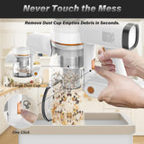 Tikom V500 Cordless Vacuum Cleaner for Home, 40000Pa/450W Stick Vacuum with LED Touch Screen, Charging Wall Dock, Anti-Tangle, Lightweight Handheld Vacuum for Pet Hair, Hard Floor, Carpet Tikom