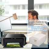 2pcs Waste Ink Pad Replacement Compatible with EPSON Ecotank ET-2800 ET-2803 ET-4800 ET-2400 ET-2720 ET-4700 ET-2711 L3110 L3250 L3150 L3210 Printers, Waste Ink Pad with Absorbent Sponge NQEUEPN