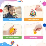 Air Dry Clay 102 Colors, Modeling Clay for Kids, Model Magic Clay, DIY Molding Clay Kit with Sculpting Tools, Soft and Non-Sticky, Arts and Crafts Gift for Boys Girls Kids Aestd-ST