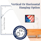 18x24-1.25" Flat Black Puzzle Frame - Elevate Your Art and Puzzles with Modern Elegance - Ready to Hang - Hardware and Plexiglass Included - The Perfect Showcase for Your Masterpieces PictureFrameFactoryOutlet