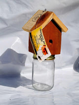 Amish-Made Rustic Carpenter bee Trap WoodArtSupply