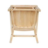 International Concepts 24-Inch FanBack Stool, Unfinished IC International Concepts