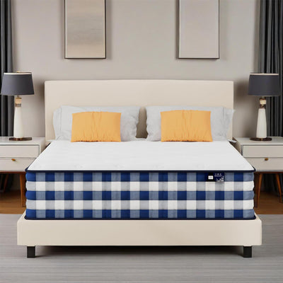 ZFHCBJ Queen Mattresses 10 Inch,Mattress Queen Size 10 inch,Colchones Mattress in a Box Individually Pocket Springs,10 Inch Queen Mattress Medium Firm,Pressure Relief,CertiPUR-US Certified