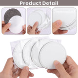 Framendino, 10 Pack Sublimation Patch Round Blank Iron on Patches Leather Hat Patches for Hat Shirt Jeans Framendino