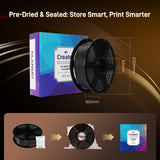 Creator Carbon Fiber ASA Black Filament 1.75mm, 1KG (2.2lbs) Carbon Fiber Reinforced ASA 3D Printer Filament, Compatible with Hardened Steel Nozzle Creator