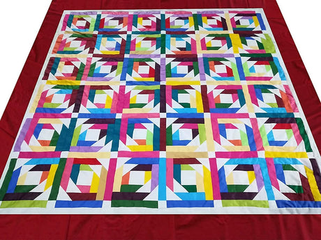 50 PCS 8" x 8" Precut Multi-Colors Cotton Fabric Squares Fabric Bundles for Sewing & Quilting Beginners newamishquilt