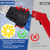 Komsepor Foam Cutter with Slotting/Groove Electric Hot Knife Styrofoam Cutter Foam Cutting Tool Air Cooled Hot Knife Foam Cutter 200W 110-120V (5 Blades) for EPP, EPS, XPS, EPE, KT Board, Sponge Komsepor