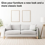 Maitys 4 Inch Round Solid Furniture Legs Furniture Wooden Replacement Feet Chair Dresser Couch Legs Table Cabinet Sofa Legs Footstool DIY Projects for Home (Wood,16 Pcs) Maitys