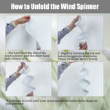 WindMage 8 Pack 11inch Sublimation Wind Spinner Blanks 3D Aluminum Metal Wind Sculpture Kinetic Spinners for Yard and Garden Indoor Art Ornaments Hanging Decoration (Helix) WindMage