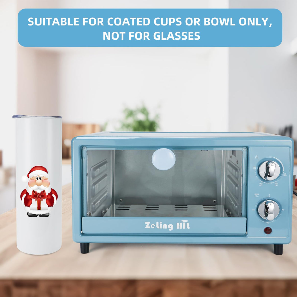 ZeLing HTL Sublimation Oven Machine 1200W Mini Sublimation Oven for Tumblers, Double heating tube Convection Oven for Sublimation Blanks Mugs Tumblers Cups Water Bottles Bulk Printing ZeLing HTL