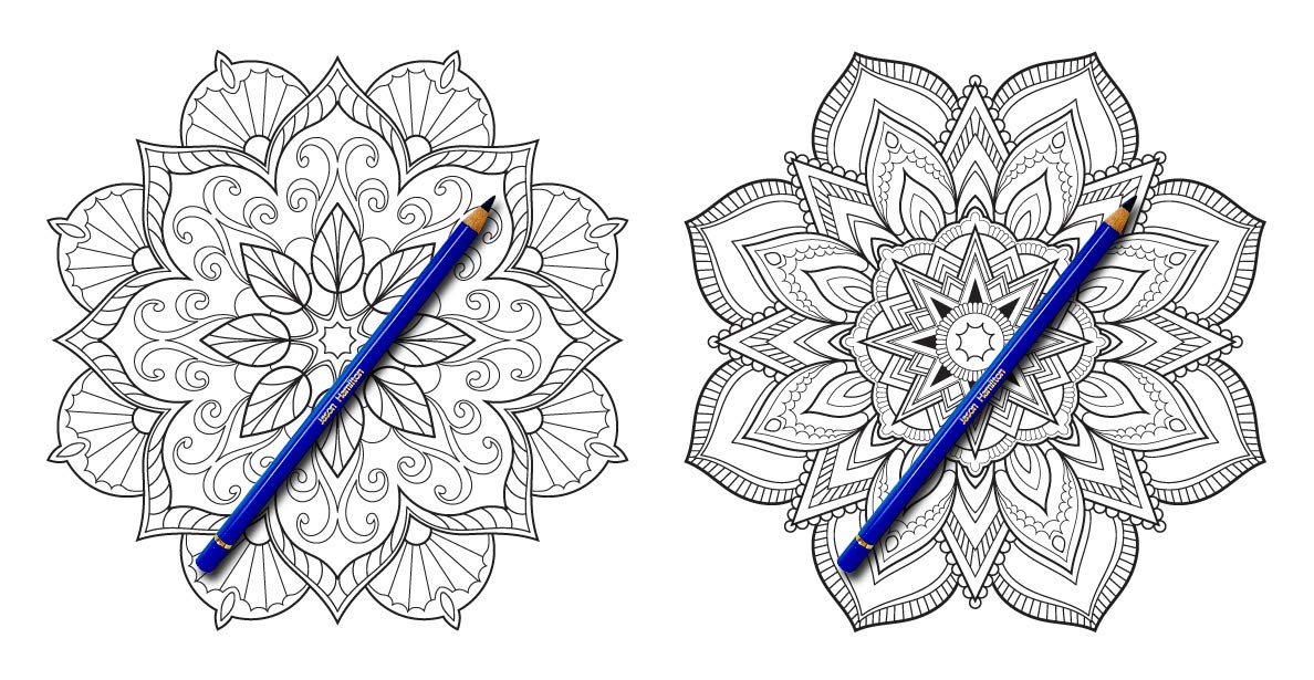 The Art of Mandala: Adult Coloring Book Featuring Beautiful Mandalas Designed to Soothe the Soul KAVNLON