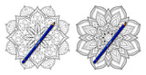 The Art of Mandala: Adult Coloring Book Featuring Beautiful Mandalas Designed to Soothe the Soul KAVNLON