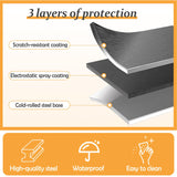 RISTERN White Pantry Storage Cabinet,71" Kitchen Pantry with Doors and 4 Adjustable Shelves, Metal Storage Cabinet, for Office, Home, Garage, School RISTERN