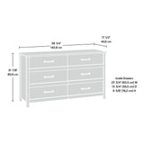 Sauder Cannery Bridge Dresser, Sindoori Mango finish Sauder