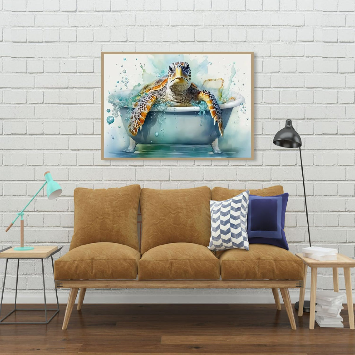 BOHADIY Sea Turtle Diamond Art Painting Kits for Adults, Full Drill Bath Turtle Diamond Dots Paintings for Beginners, 5D Paint with Diamonds Pictures Gem Art Painting Kits DIY Crafts Kits 12x16inch BOHADIY