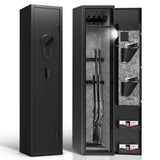 KAER 4-5 Gun Safes,Gun Safe for Rifles and Pistols,Shotgun Rifle Safe,Gun Safes for Rifle and Shotguns,Long Gun Cabinets with Fingerprint/Digital Keypad/Removable Shelf for Rifles Safes KAER