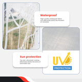 Canopy 10'x30' Party Tent Heavy Duty Outdoor Gazebo Wedding Party Tent with 8 Removable Sidewalls Waterproof UV Resistant for Wedding Camping Shelter BBQ,White BestMassage