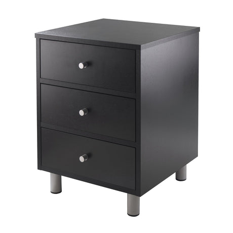 Winsome Daniel Night Stand, Black Winsome