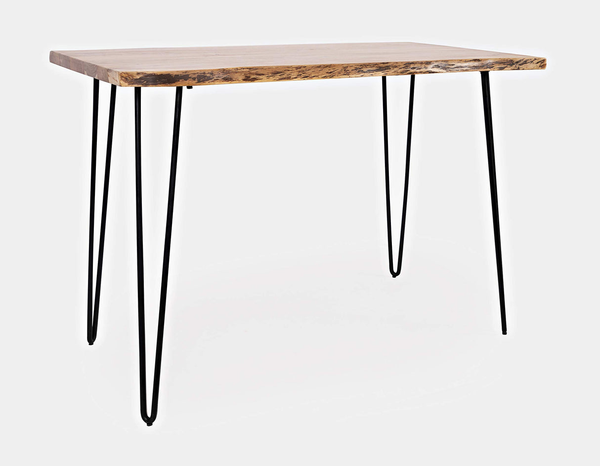 Jofran Nature's Edge 52'' Solid Wood Modern Natural Live Edge Counter Height Dining Table, Natural Jofran Inc.