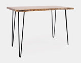 Jofran Nature's Edge 52'' Solid Wood Modern Natural Live Edge Counter Height Dining Table, Natural Jofran Inc.