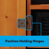 Viper Metropolitan Solid Wood Sisal/Bristle Steel Tip Dartboard Cabinet: Cabinet Only (No Dartboard), Oak Finish Viper