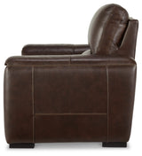 Signature Design by Ashley Alessandro Modern Power Recliner with Adjustable Headrest, Dark Brown Signature Design by Ashley