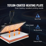 VEVOR Heat Press 16x24, 1700W Power Heat Press Machine, Fast Heating, High Pressure Heat Press Machine for T-Shirt, Digital Industrial Sublimation Printer for Heat Transfer Vinyl, Easy to Use, Black VEVOR