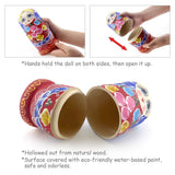 Starxing Russian Nesting Dolls Wood Matryoshka Stacking Set of 7 Handmade Toys for Children Kids Adults Easter Mother's Day Birthday Christmas Halloween Home Room Decoration Gift Starxing