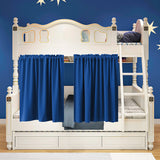 KOUFALL Loft Bed Curtains for Junior Boy Royal Blue TV Reflection Gaming Room Short Small Blackout Blinds Shades Bunk Bed Curtains for Boys Room Decor Width 34 X 30 Inch Length KOUFALL