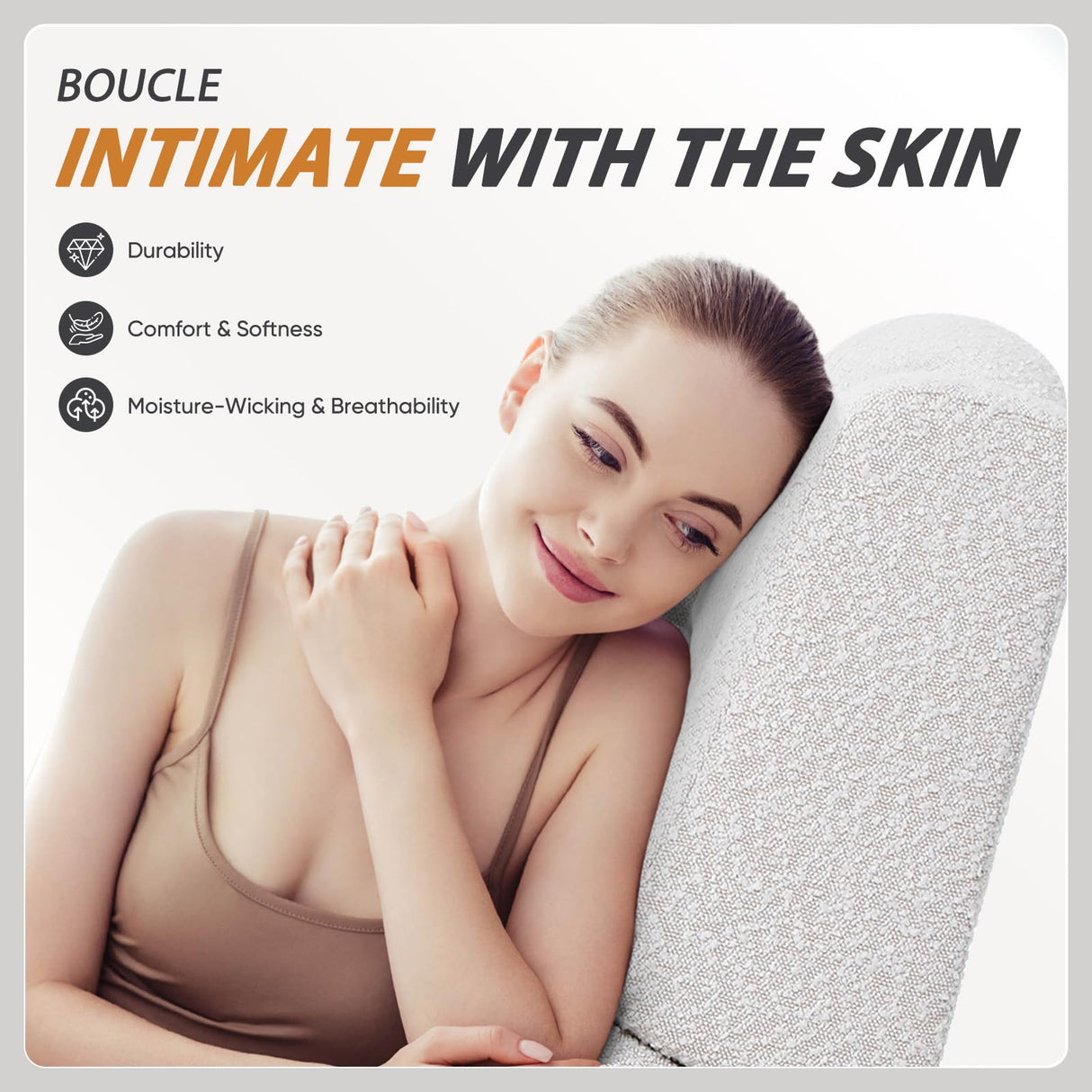 SENYUN Power Recliner Chair Swivel Glider, Large Rocker Recliner w/USB Charging Port, Boucle Upholstered Swivel Rocker Glider Recliner for Nursery,Bedroom,Living Room, 1PC, Cream SENYUN