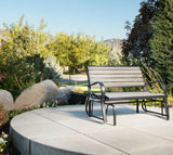 Lifetime 60276 Glider Bench, Harbor Gray Lifetime