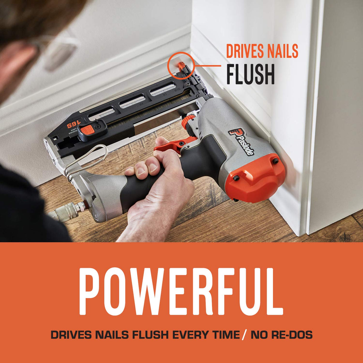 Paslode, Pneumatic Finish Nailer, 515500, 16 Gauge, Air Compressor Powered Paslode