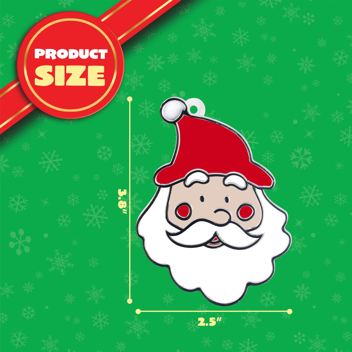 JOYIN Christmas 18 PCS Window Sun Catchers DIY Paint Art and Craft Kit, Make Your Own Window Clings for Christmas Holiday Decorations,Kids Art Project JOYIN