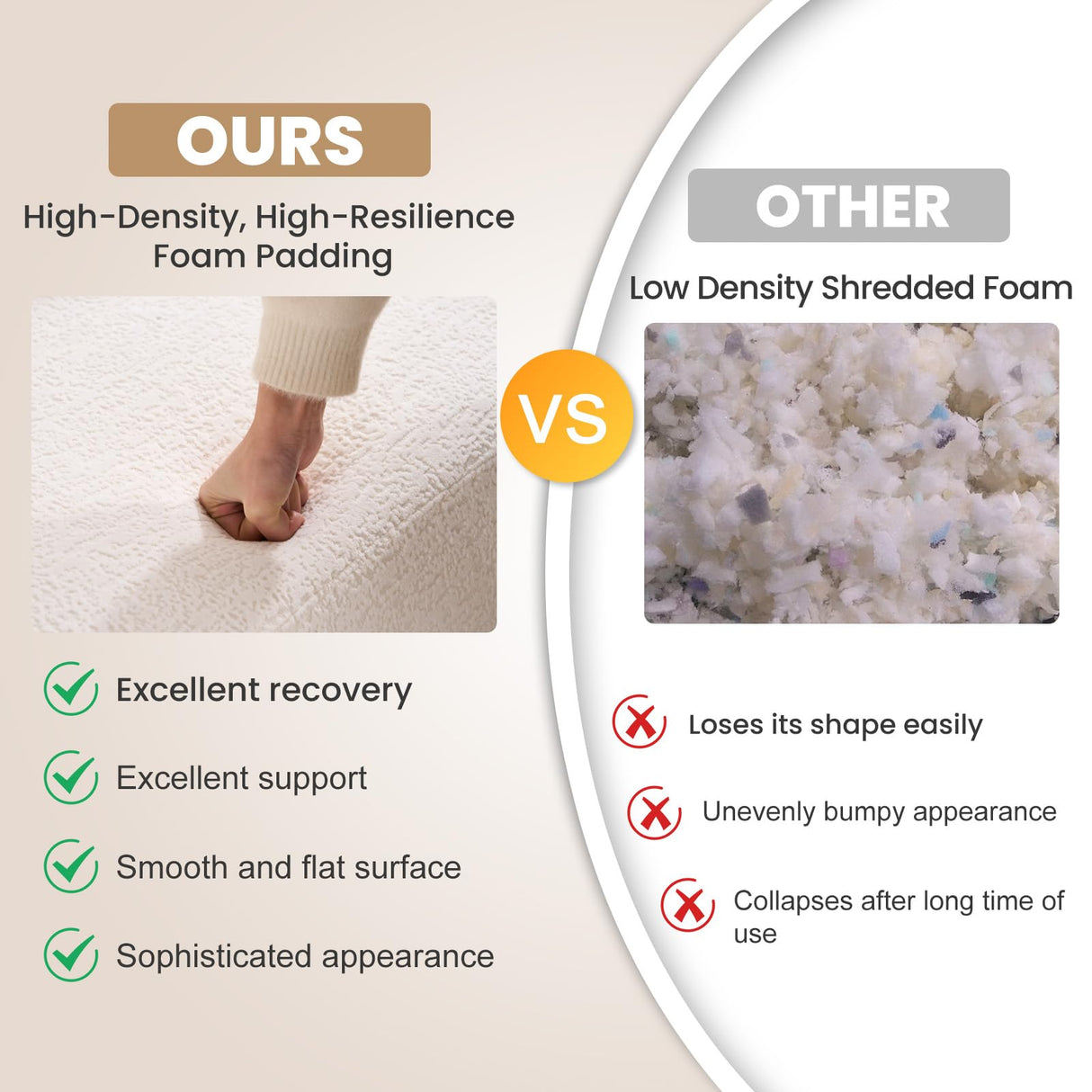 65" Curved Loveseat,Deep Seat Cloud Floor Couch with 3 Backrest,Cozy Chenille Fabric,Small Loveseat for Small Spaces,Bedroom,Office,Apartment Quorflax